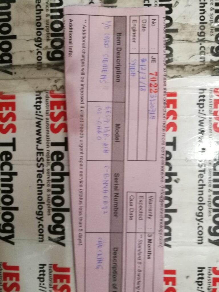 Image #1 of Repair SIEMENS 6ES7138-4CA01-0AA0 I/O CARD in Malaysia, Singapore, Thailand, Indonesia