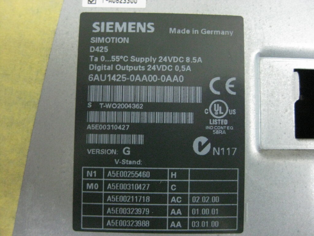 Image #4 of Repair Siemens 6AU1425-0A00-0AA0 MASTERDRIVE SIMOTION D425 in Malaysia, Singapore, Thailand, Indonesia