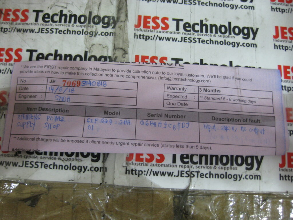 Image #1 of Repair SIEMENS 6EP1334-2AA01 SITOP POWER SUPPLY in Malaysia, Singapore, Thailand, Indonesia