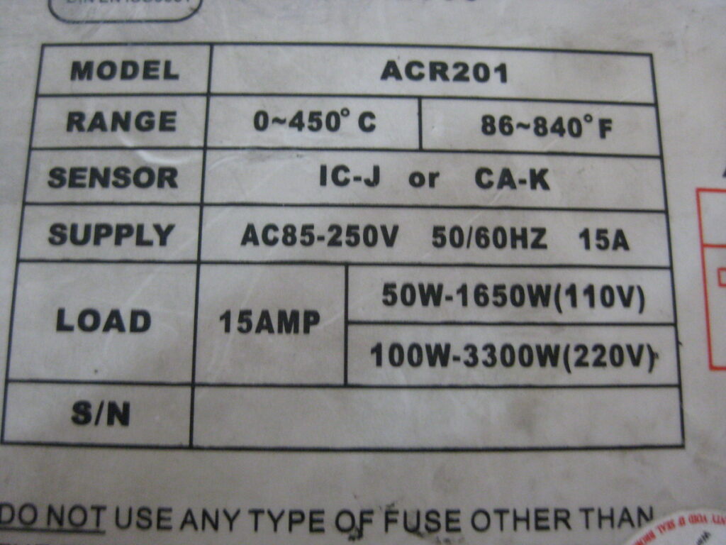 Image #3 of Repair SINHOT ACR201 TEMPERATURE CONTROLLER in Malaysia, Singapore, Thailand, Indonesia