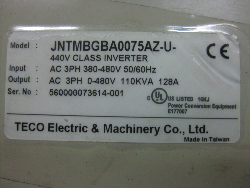 Image #2 of Repair TECO JNTMBGBA0075AZ-U INVERTER in Malaysia, Singapore, Thailand, Indonesia