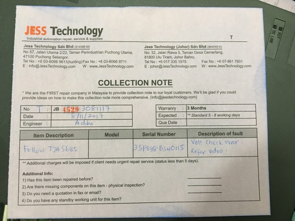 Image #1 of Repair Utron UT5600SP-04 SYSTEM POWER BOARD in Malaysia, Singapore, Thailand, Indonesia