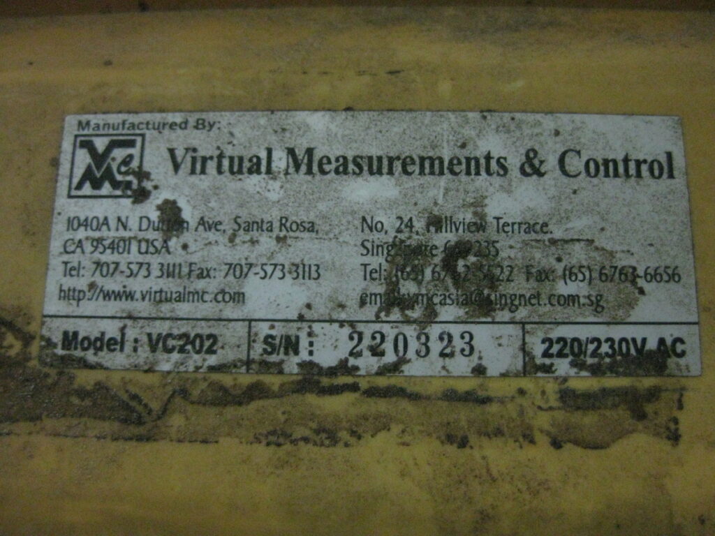 Image #1 of Repair VIRTUAL VC-202 VIRTUAL MEASUREMENT AND CONTROL(INDICATOR) in Malaysia, Singapore, Thailand, Indonesia