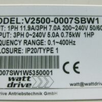 Repair Watt Drive V2520-0007SBW1 Inverter Watt Drive in Malaysia, Singapore, Thailand, Indonesia