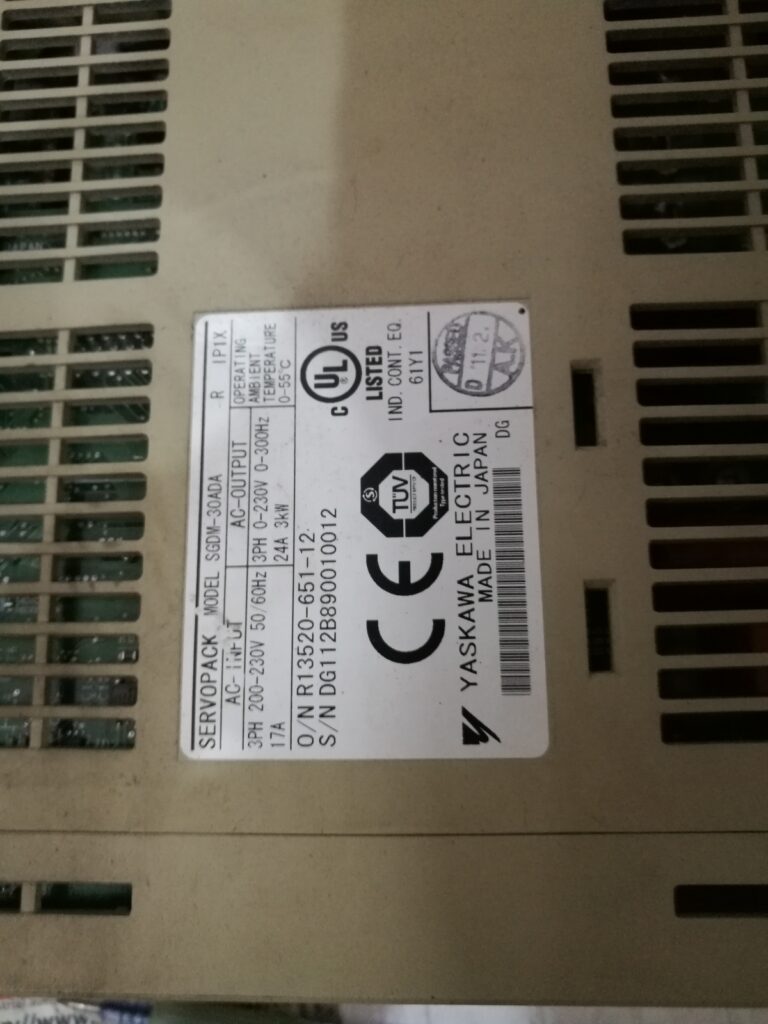 Image #1 of Repair YASKAWA ELECTRIC SGDM-30ADA SERVOPACK in Malaysia, Singapore, Thailand, Indonesia