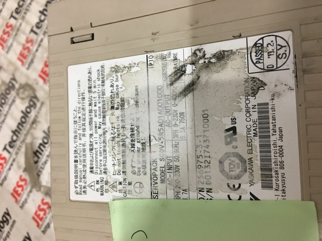 Image #1 of Repair YASKAWA SGDV-5R5A01A001000 YASKAWA SERVOPACK in Malaysia, Singapore, Thailand, Indonesia