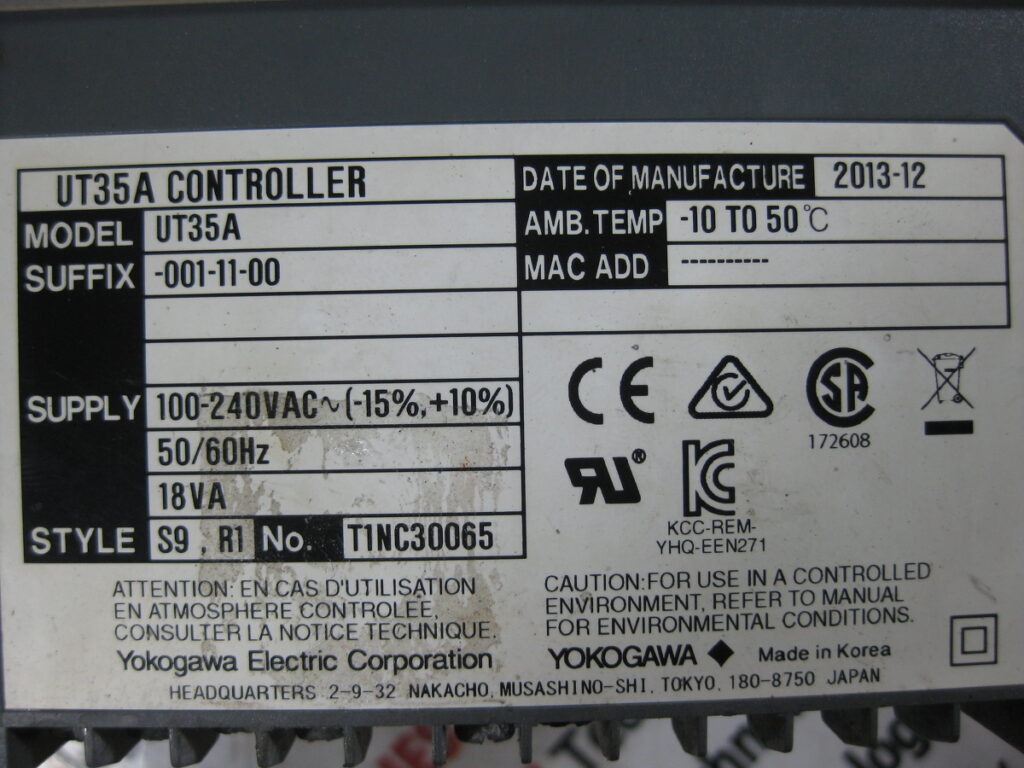 Image #4 of Repair YOKOGAWA UT35A DIGITAL INDICATING CONTROLLER in Malaysia, Singapore, Thailand, Indonesia
