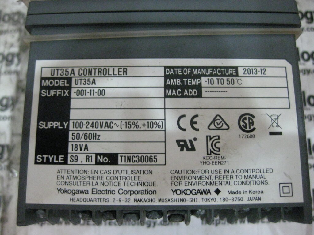 Image #3 of Repair YOKOGAWA UT35A TEMPERATURE CONTROLLER in Malaysia, Singapore, Thailand, Indonesia