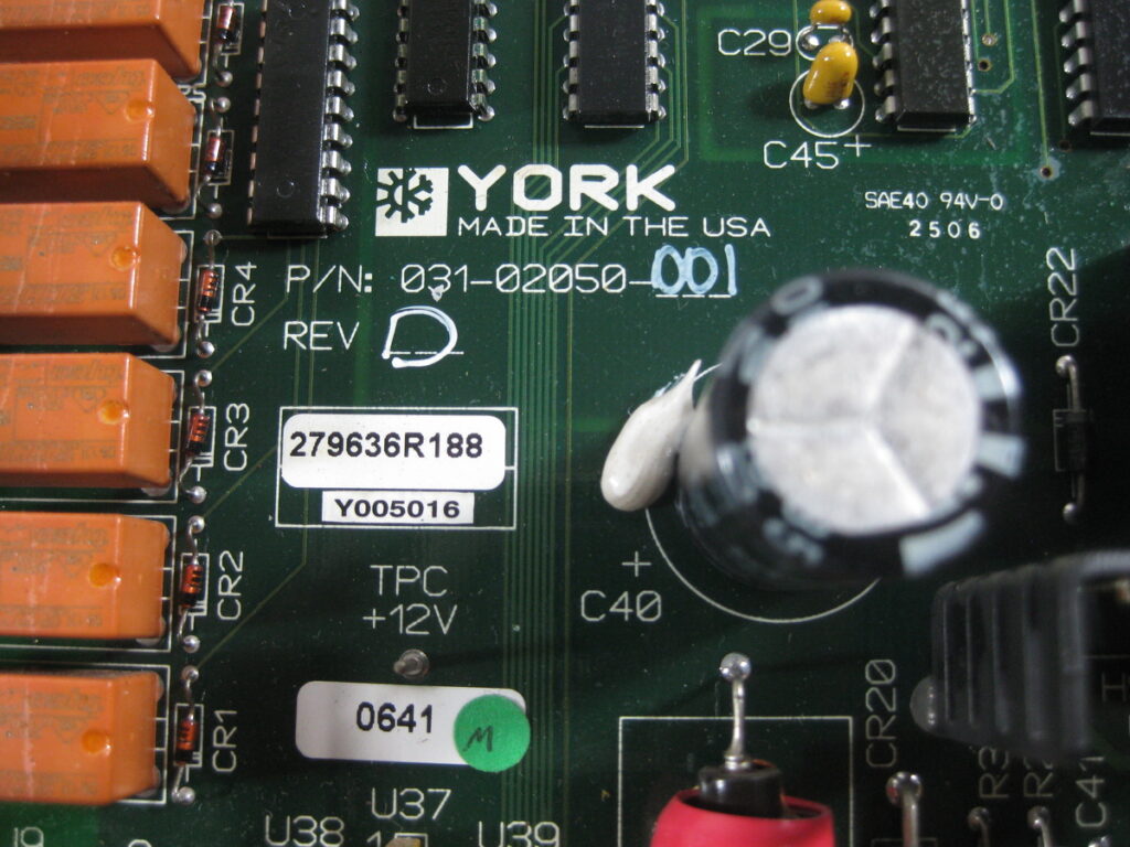 Image #3 of Repair YORK 031-02050-001 PCB in Malaysia, Singapore, Thailand, Indonesia
