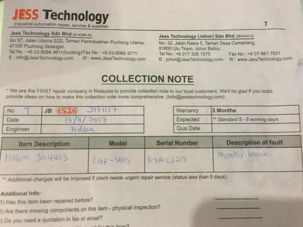 Image #3 of Repair YUDO CGF-560S YUDO HOT RUNNER CARD in Malaysia, Singapore, Thailand, Indonesia