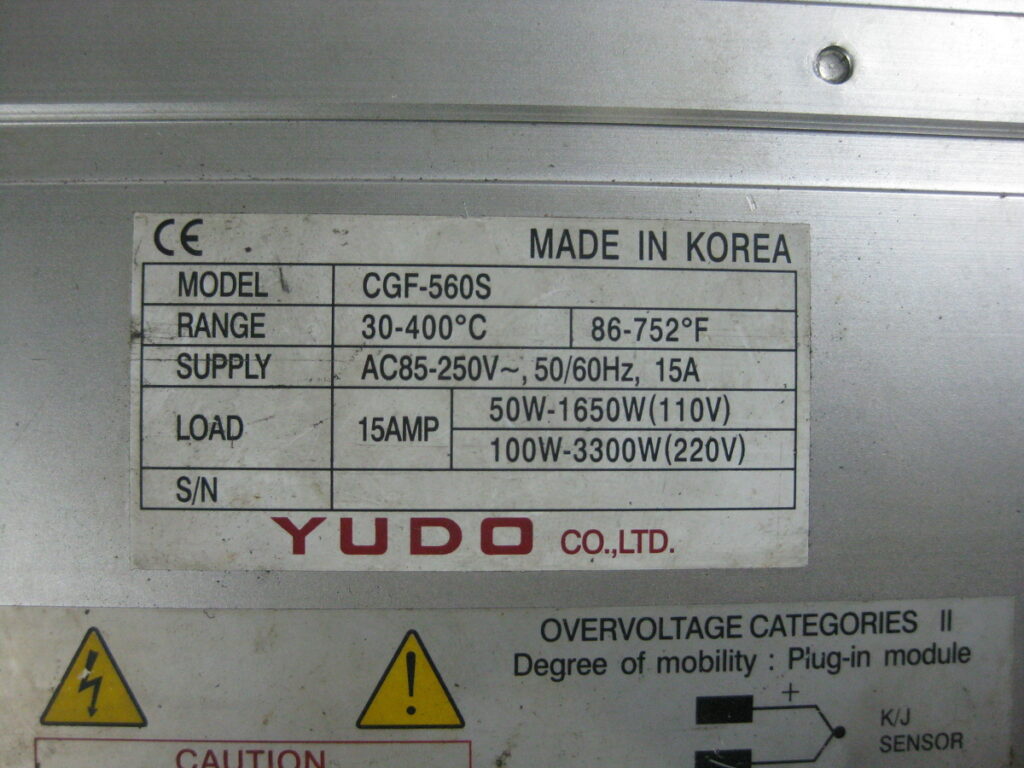 Image #1 of Repair YUDO CGF-560S TEMPERATURE CONTROLLER in Malaysia, Singapore, Thailand, Indonesia