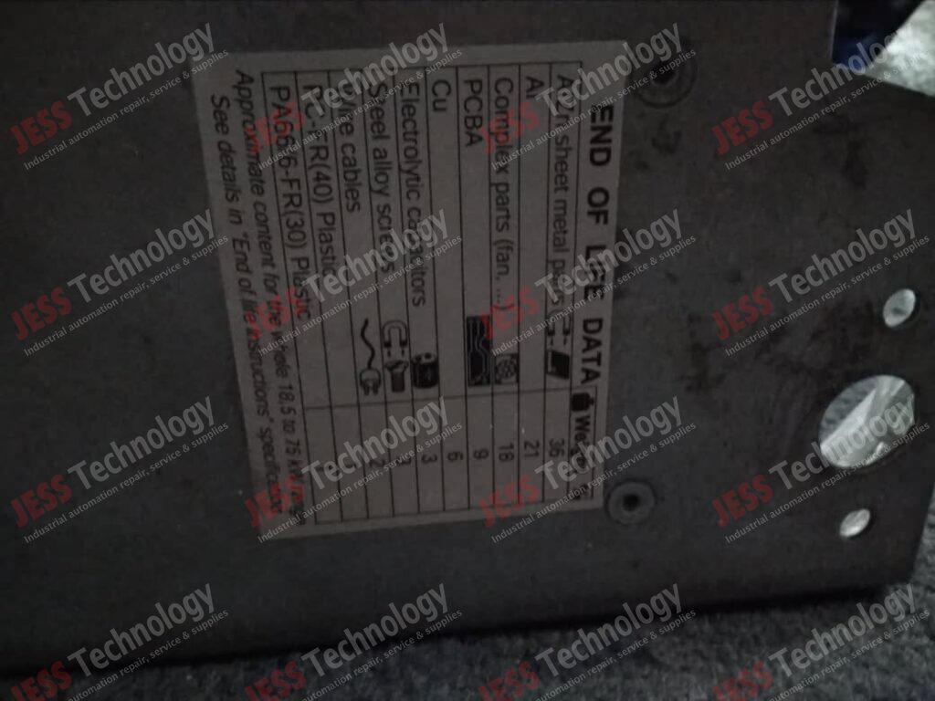 Image #2 of Repair TELEMECANIQUE ATV61HD45N4 Brand: Telemecanique Altivar 61 Model: ATV61HD45N4 SN: 6W0643000169 6W0643000169 in Malaysia, Singapore, Thailand, Indonesia