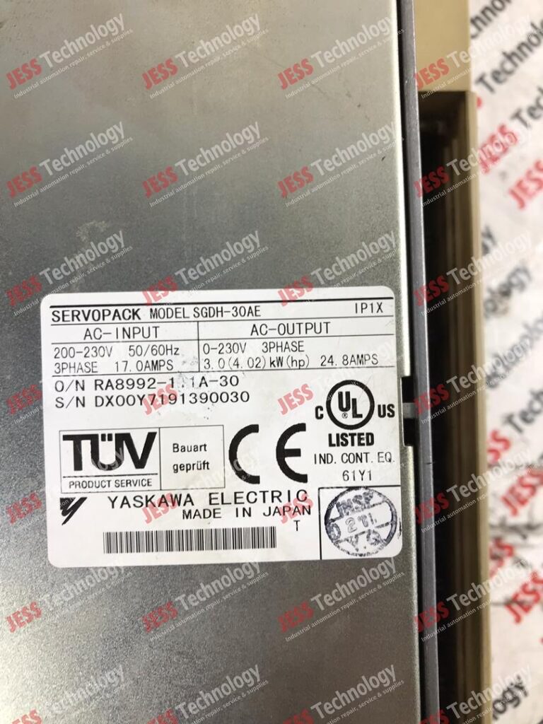 Image #3 of Repair YASKAWA SGDH-30AE YASKAWA SERVOPACK. MODEL NO: SGDH-30AE. SERIAL NO: DX00Y7191390030 DX00Y7191390030 in Malaysia, Singapore, Thailand, Indonesia