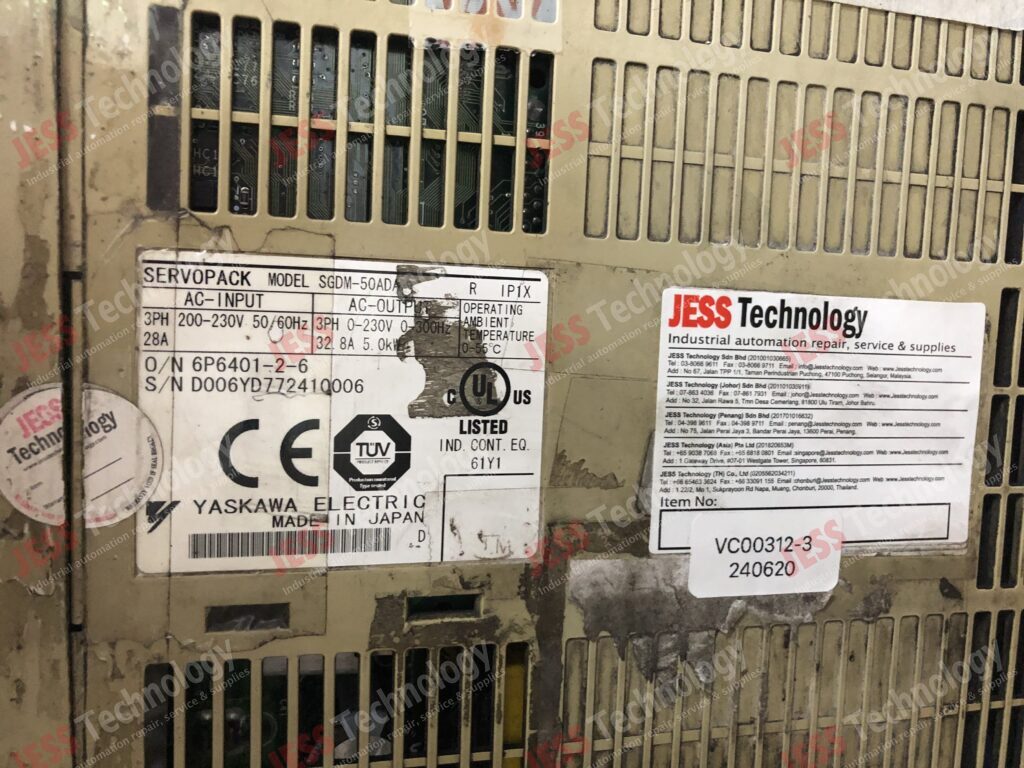 Image #4 of Repair YASKAWA SGDM-50ADA YASKAWA SERVOPACK D006YD772410006 in Malaysia, Singapore, Thailand, Indonesia