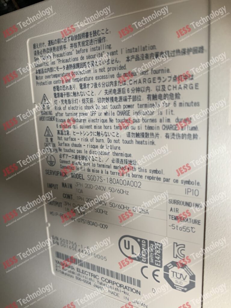 Image #3 of Repair YASKAWA SGD7S-180A00A002 yaskawa servopack D0165E442610005 in Malaysia, Singapore, Thailand, Indonesia