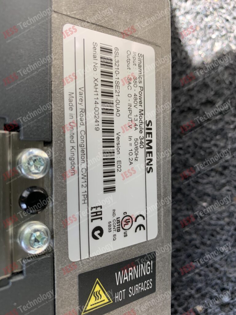 Image #4 of Repair SIEMENS 6SL3210-1SE21-0UA0 siemens sinamics power module 340 XAH114-002419 in Malaysia, Singapore, Thailand, Indonesia