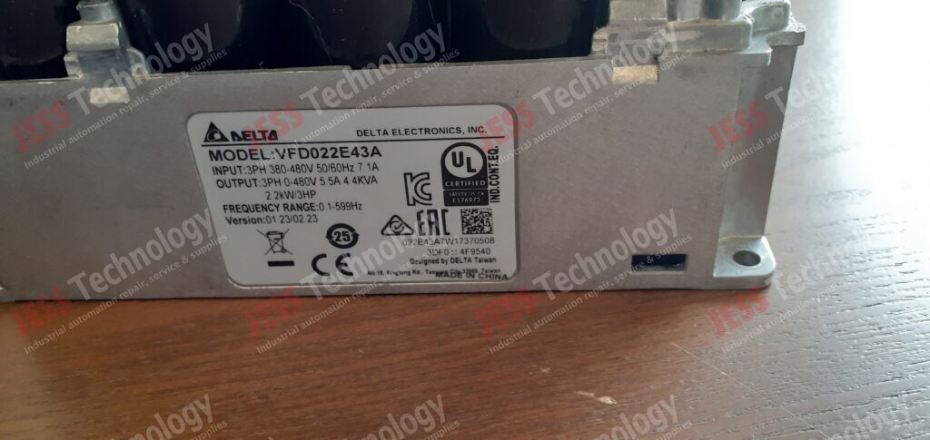 Image #3 of Repair DELTA VFD022E43A 022E43A7W17370508 in Malaysia, Singapore, Thailand, Indonesia