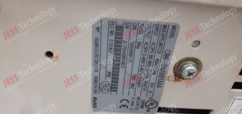 Image #3 of Repair YASKAWA CIMR-HB4A00091AAA Yaskawa inverter JL125HA00910071 in Malaysia, Singapore, Thailand, Indonesia