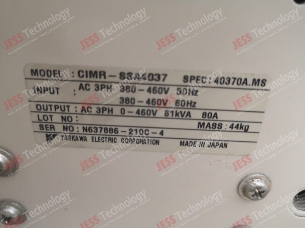 Image #3 of Repair YASKAWA CIMR-SSA4037 Yaskawa varispeed 686ss5 N637886-210C-4 in Malaysia, Singapore, Thailand, Indonesia