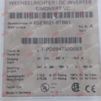 Repair SIEMENS 6SE7021-8TB61 Siemens DC inverter T-PD0947500093 in Malaysia, Singapore, Thailand, Indonesia