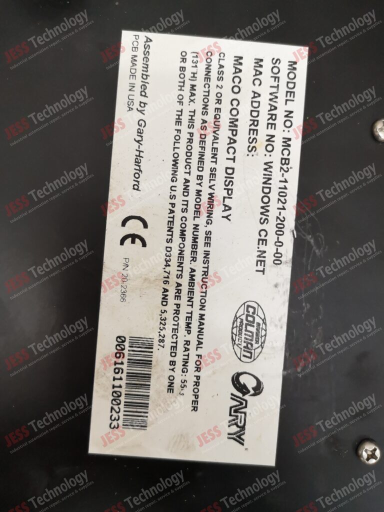 Image #3 of Repair CARY MCB2-11021-200-0-00 Barber-colman controller 006161100233 in Malaysia, Singapore, Thailand, Indonesia