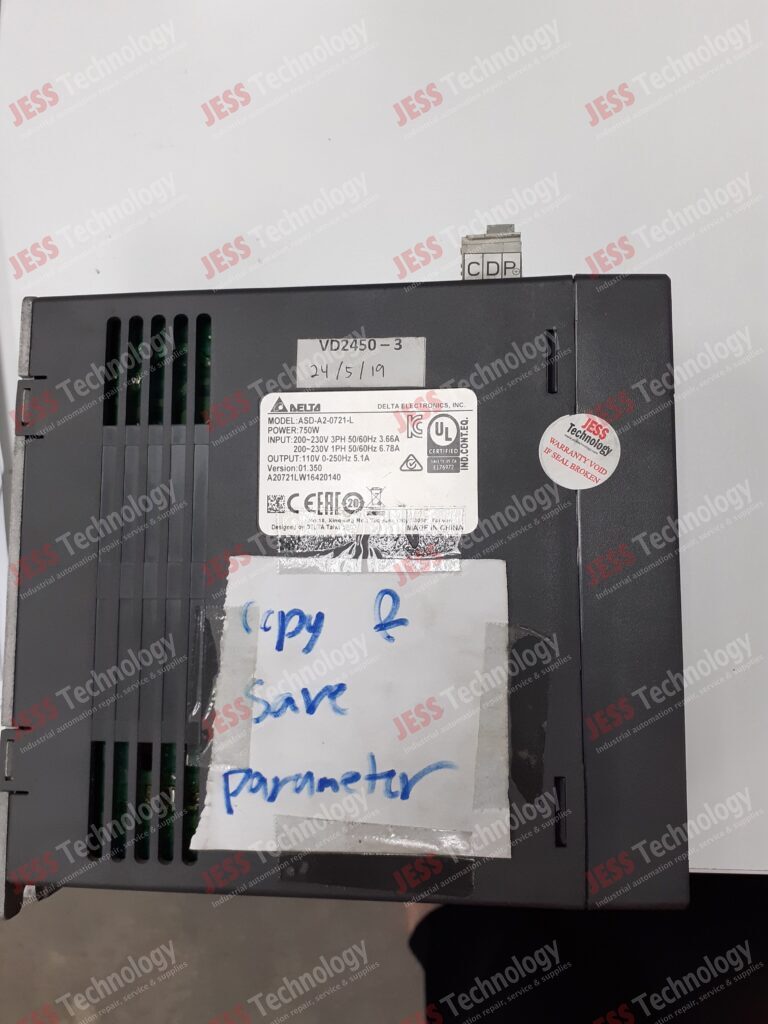 Image #3 of Repair DELTA ASD-A2-0721-L Delta inverter A20721LW16420140 in Malaysia, Singapore, Thailand, Indonesia