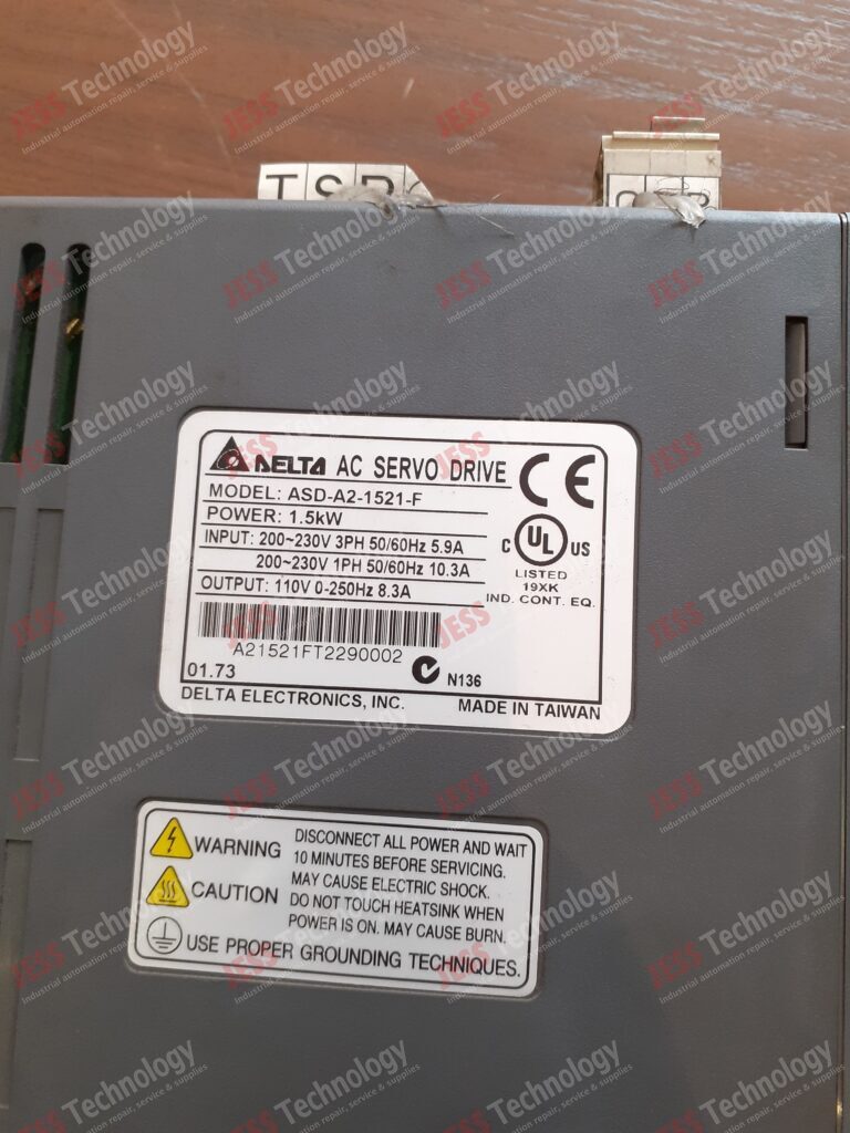 Image #3 of Repair DELTA ASD-A2-1521-F Delta ac servo drive A21521FT2290002 in Malaysia, Singapore, Thailand, Indonesia