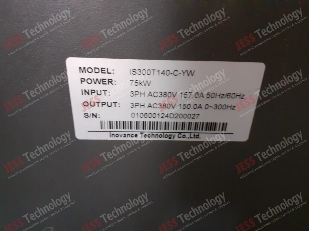 Image #4 of Repair INOVANCE IS300T140-C-YW Inverter Brand: inovance Model: IS300T140-C-YW S/n : 010600124D2000027 010600124D200027 in Malaysia, Singapore, Thailand, Indonesia