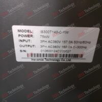 Repair INOVANCE IS300T140-C-YW Inverter Brand: inovance Model: IS300T140-C-YW S/n : 010600124D2000027 010600124D200027 in Malaysia, Singapore, Thailand, Indonesia