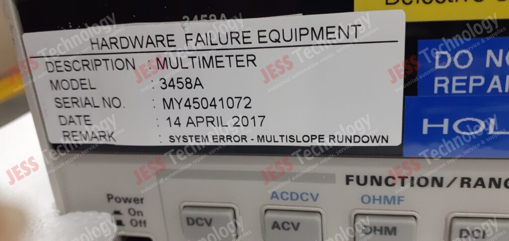 Image #4 of Repair AGILENT 3458A DIGITAL MULTIMETER MY45041072 in Malaysia, Singapore, Thailand, Indonesia