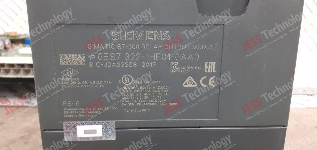 Image #4 of Repair SIEMENS 6SE7 322-1HF01-0AA0 Relay output module C-J2A23258 2017 in Malaysia, Singapore, Thailand, Indonesia