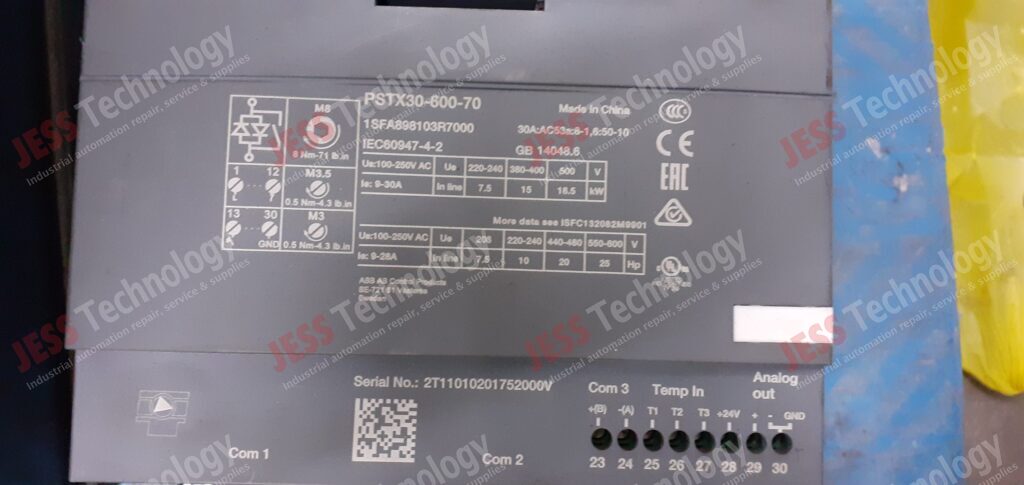 Image #4 of Repair ABB PSTX30-600-70 ABB SOFTSTATER 2T11010201752000V in Malaysia, Singapore, Thailand, Indonesia
