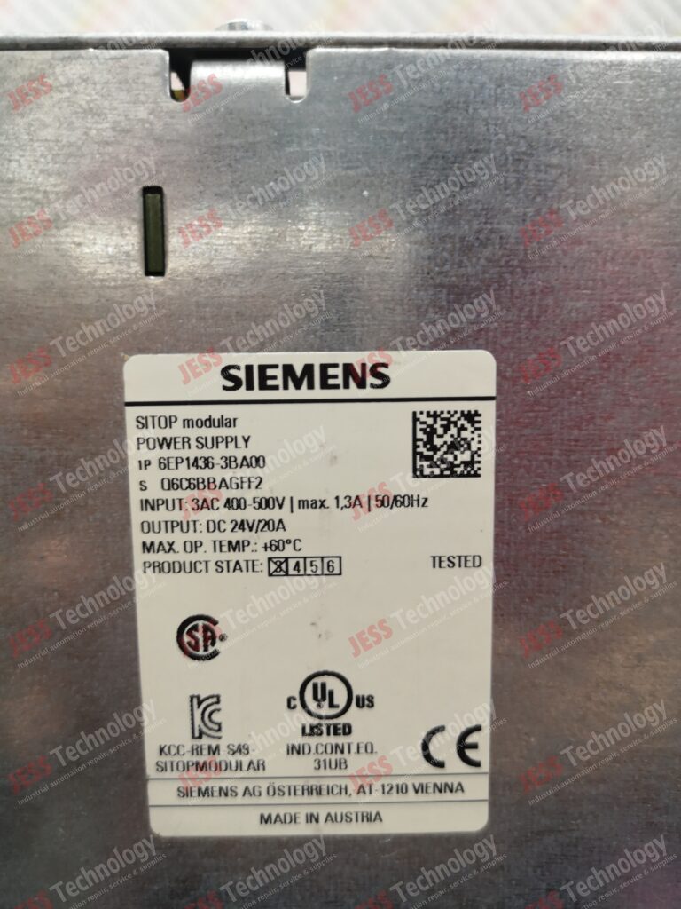 Image #3 of Repair SIEMENS 6EP1436-3BA00 SIEMENS SITOP MODULAR POWER SUPPLY Q6C6BBAGFF2 in Malaysia, Singapore, Thailand, Indonesia