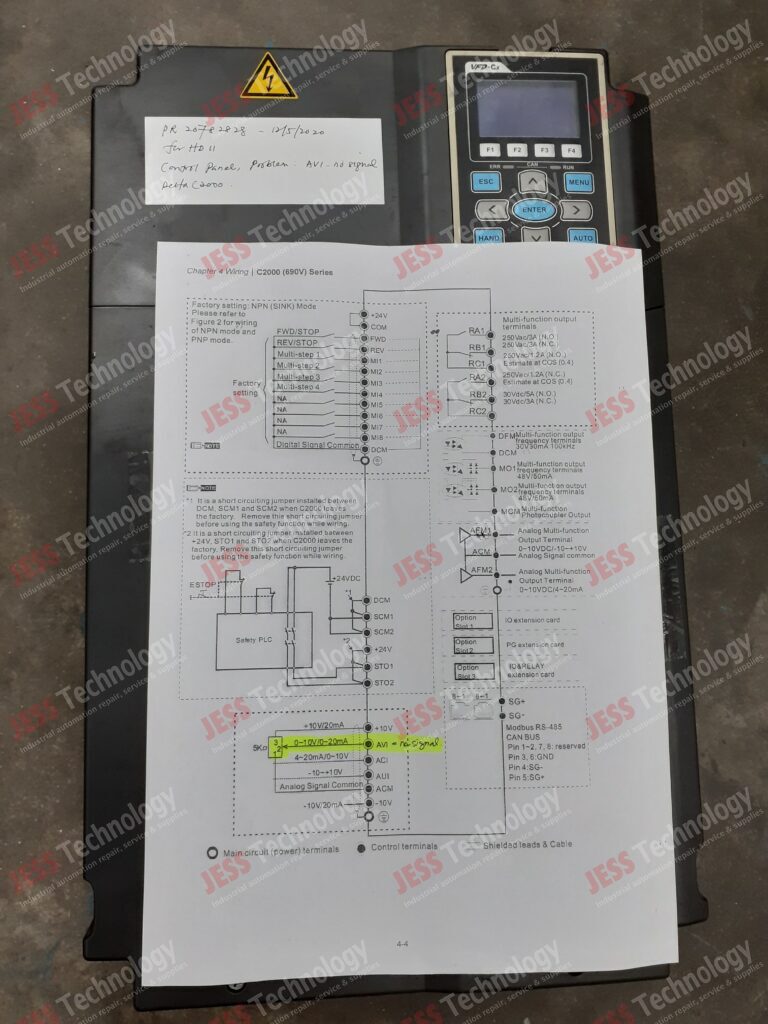 Image #4 of Repair DELTA VFD185C43A Delta inverter 185C43A7T3250001 in Malaysia, Singapore, Thailand, Indonesia
