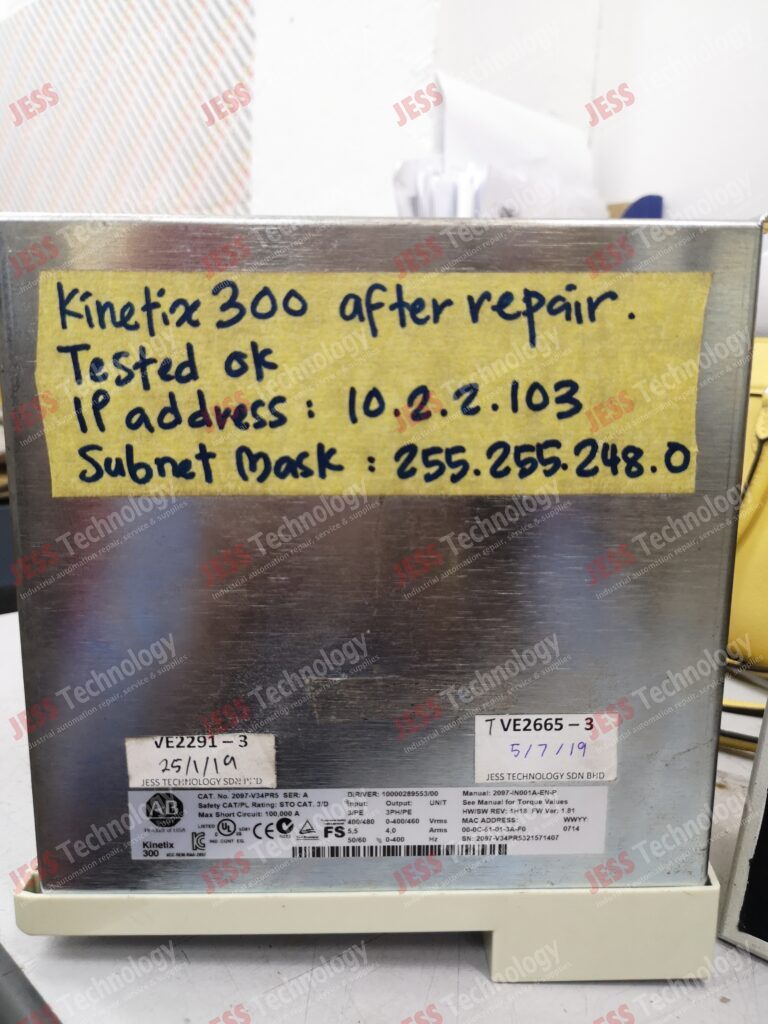 Image #3 of Repair AB 2097-V34PR5 AB kinetix 300 2097-V34PR55321571407 in Malaysia, Singapore, Thailand, Indonesia