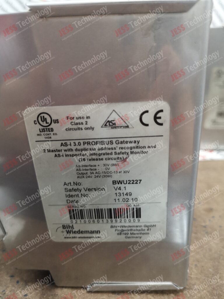 Image #3 of Repair BIHL WIEDEMAN BWU2227 AS-i profibus gateway 0210060139920009 in Malaysia, Singapore, Thailand, Indonesia