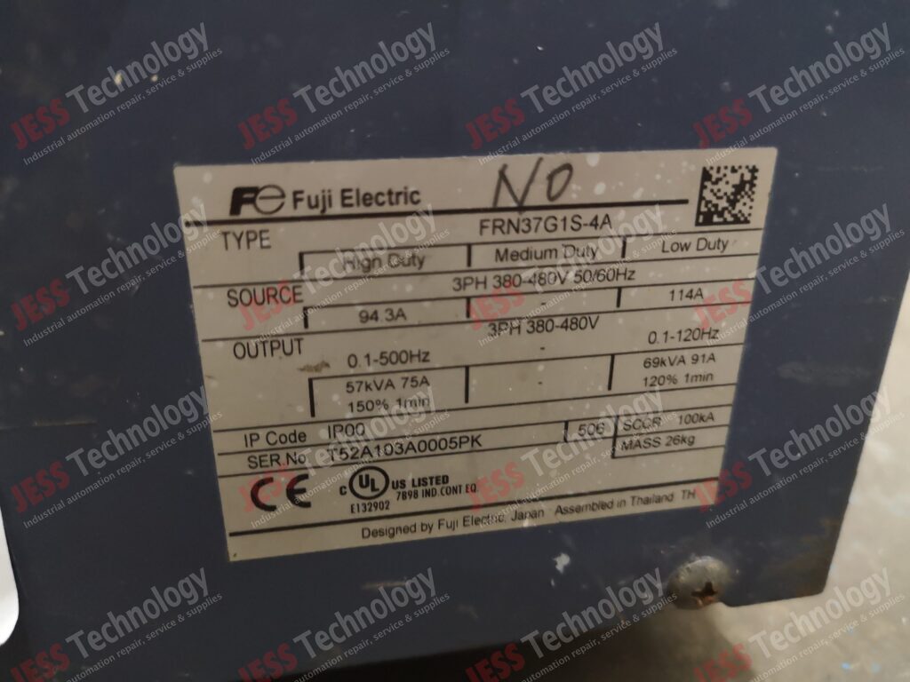 Image #3 of Repair FUJI ELECTRIC FRN37G1S-4A Fuji frenic-mega inverter T52A103A0005PK in Malaysia, Singapore, Thailand, Indonesia