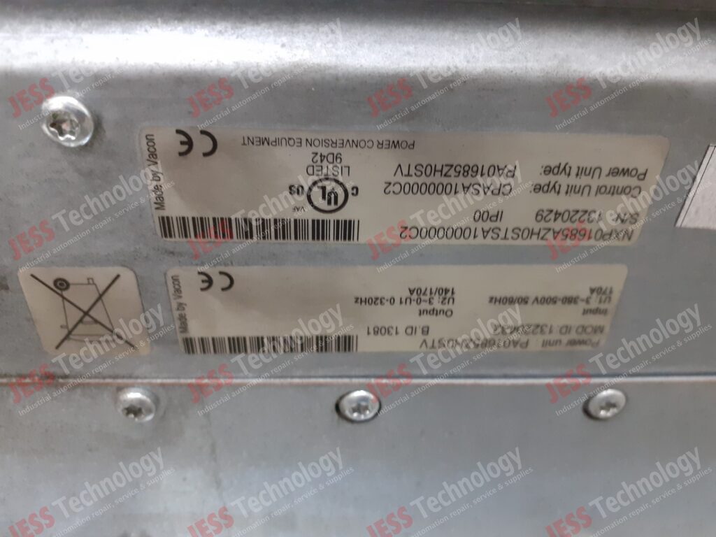 Image #3 of Repair VACON NXP01685AZH0STSA1000000C2 Vacon inverter 13220429 in Malaysia, Singapore, Thailand, Indonesia