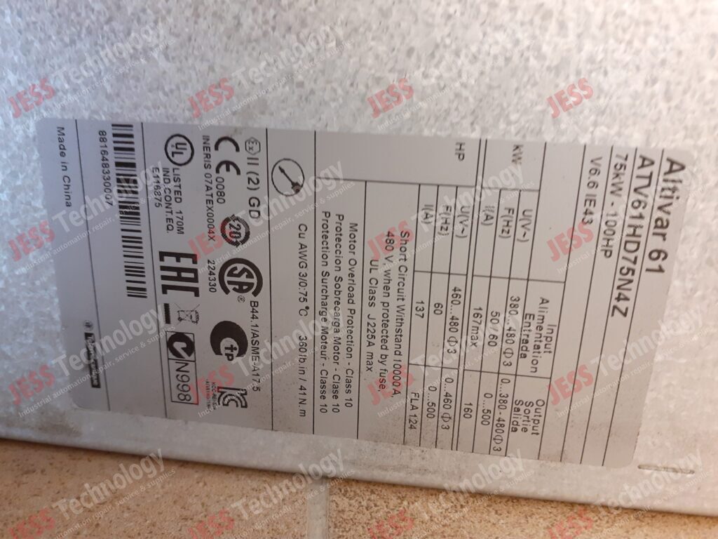 Image #3 of Repair SCHNEIDER ELECTRIC ATV61HD75N4Z SCHNEIDER INVERTER 75kW 881648330007 in Malaysia, Singapore, Thailand, Indonesia