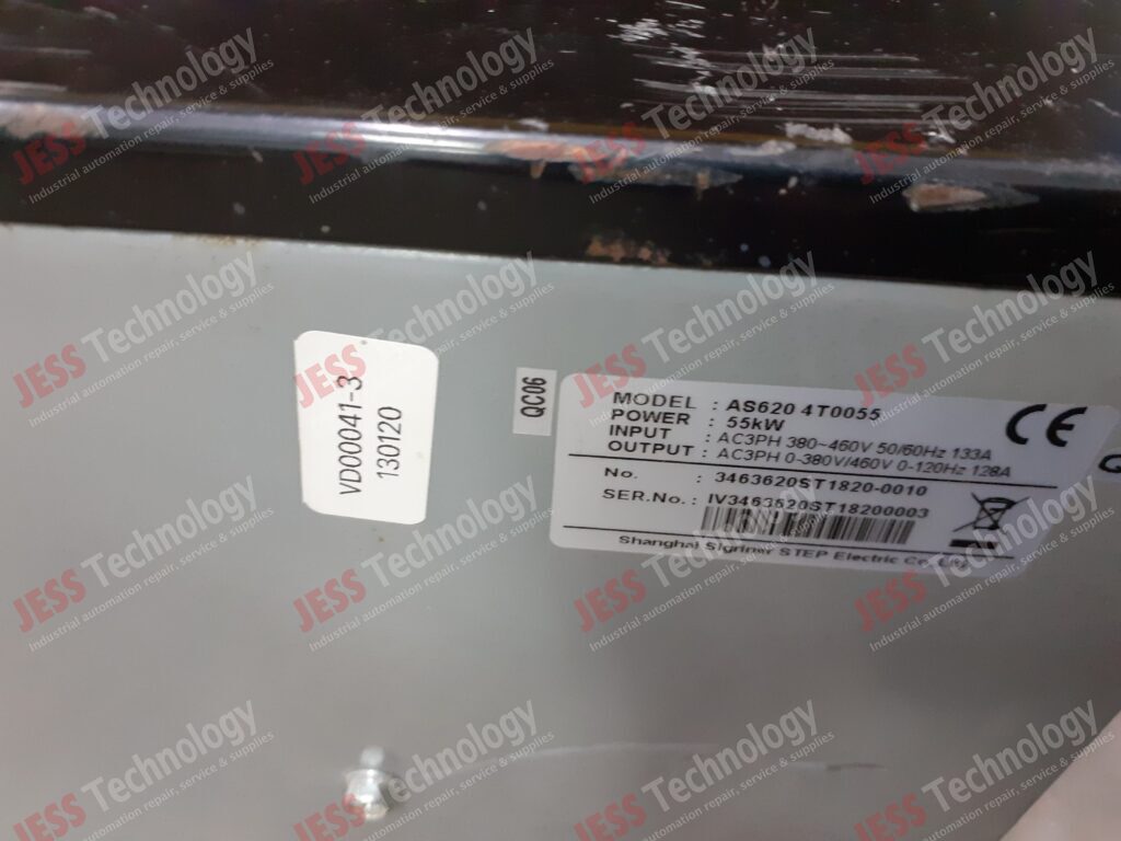 Image #3 of Repair SHANGHAI SIGRINER STEP AS620 4T0055 Astar inverter IV3463620ST18200003 in Malaysia, Singapore, Thailand, Indonesia