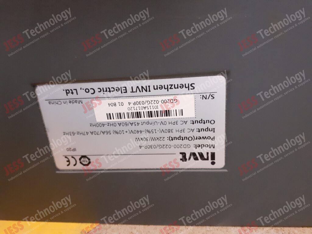 Image #3 of Repair INVT GD200-022G/030P-4 Invt inverter I0115A017120 in Malaysia, Singapore, Thailand, Indonesia
