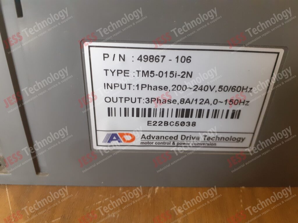 Image #3 of Repair ADVANCED DRIVE TM5-015i-2N Inverter E22BC5038 in Malaysia, Singapore, Thailand, Indonesia