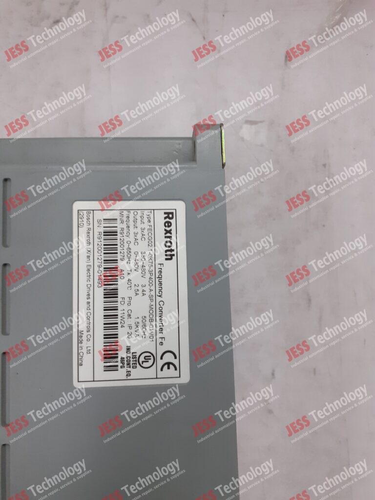 Image #3 of Repair REXROTH FECG02.1-0K75-3P400-A-SP-MODB-01V01 Rexroth R912001279-01493 in Malaysia, Singapore, Thailand, Indonesia