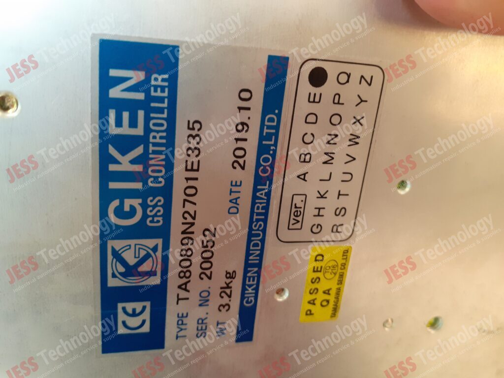 Image #3 of Repair GIKEN INDUSTRIAL TA8089N2701E335 Pcb board and servo 20052 in Malaysia, Singapore, Thailand, Indonesia