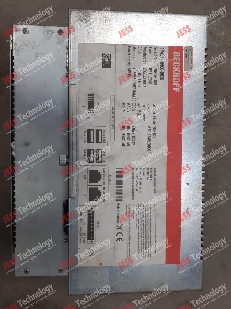 Image #3 of Repair BECKHOFF CP6219-0000-0020 Beckhoff display 989064-008 in Malaysia, Singapore, Thailand, Indonesia