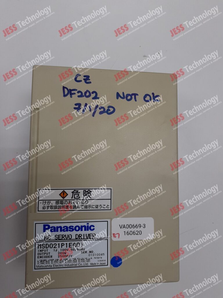 Image #4 of Repair PANASONIC MSD021P1EA01 Ac servo 01010045 in Malaysia, Singapore, Thailand, Indonesia