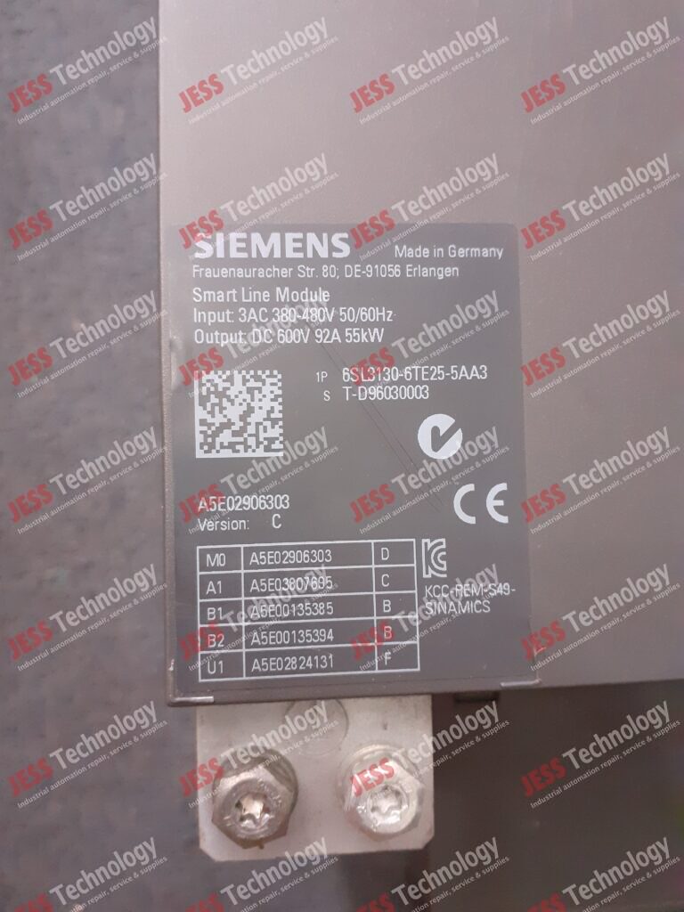Image #3 of Repair SIEMENS 6SL3130-6TE25-5AA3 Brand: SIEMENS SINAMICS DC Drive JB00229 Model: 6SL3130-6TE25-5AA3 SN: T-D96030003 T-D96030003 in Malaysia, Singapore, Thailand, Indonesia