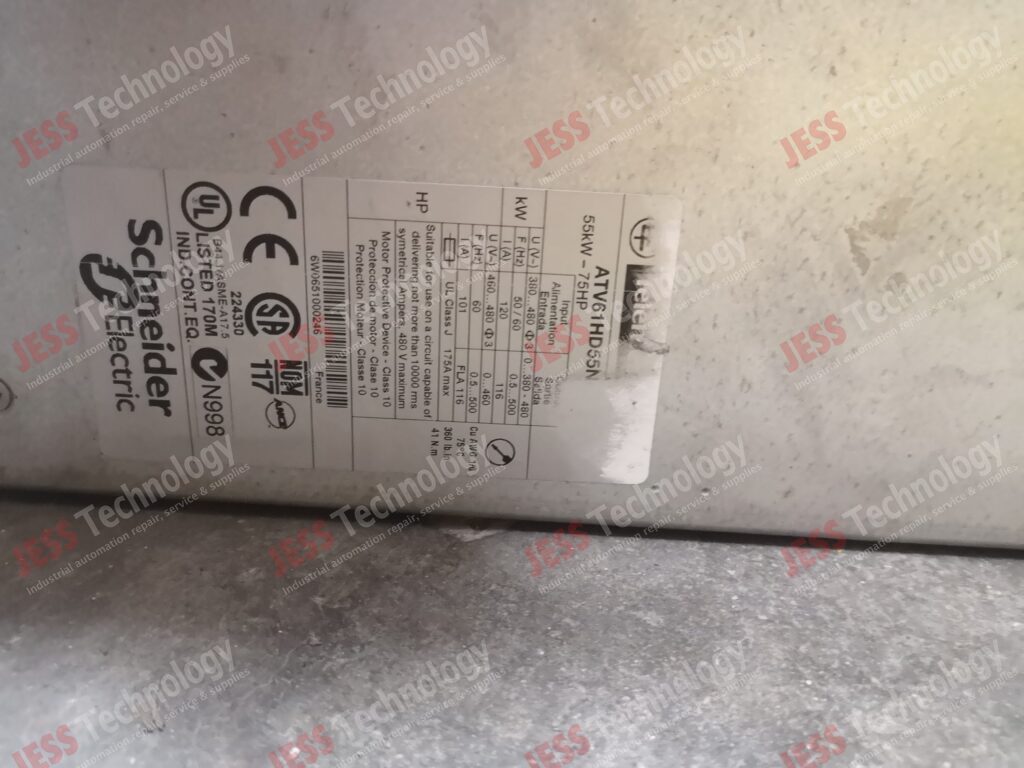 Image #3 of Repair SCHNEIDER ELECTRIC ATV61HD55N Schneider telemecanique altivar 61 6W0651000246 in Malaysia, Singapore, Thailand, Indonesia