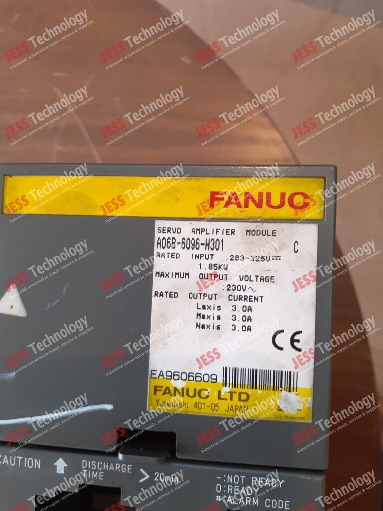 Image #3 of Repair FANUC A06B-6096-H301 FANUC SERVO AMPLIFIER MODULE EA9606609 in Malaysia, Singapore, Thailand, Indonesia