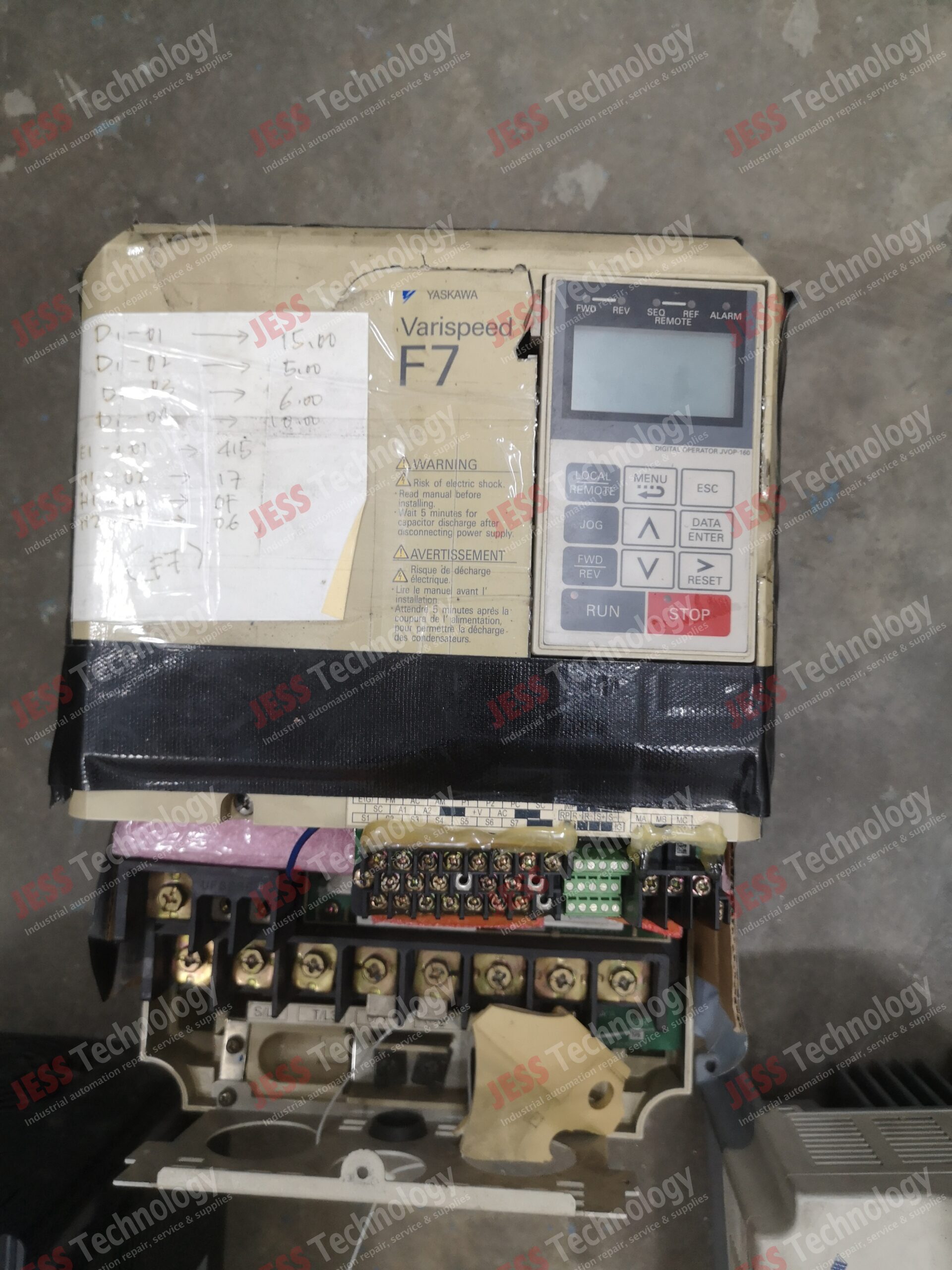 JESS Repair Service in Malaysia - Repair YASKAWA Yaskawa varispeed F7